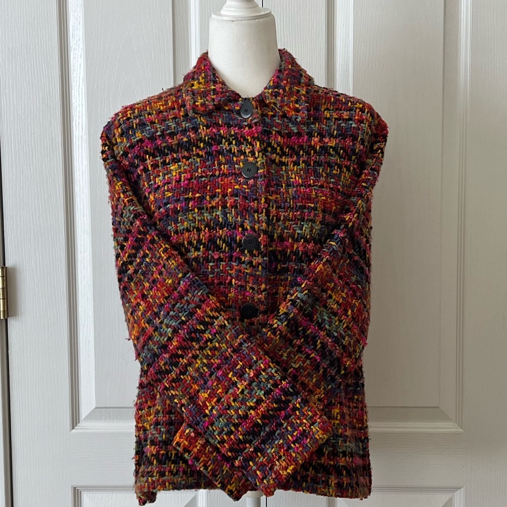 Chico’s Design multi color jacket - Picture 7 of 15